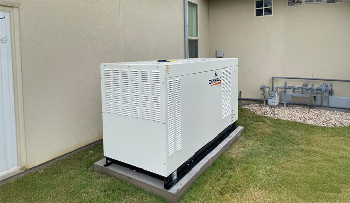 Generac home standby generator installation