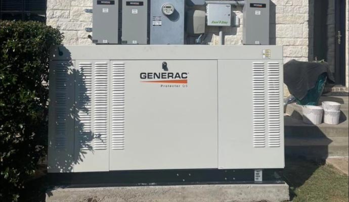 Installed commercial generator